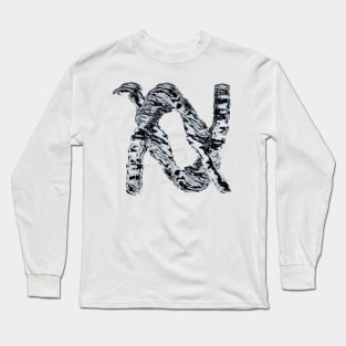 Water Photography - Shapes Black Long Sleeve T-Shirt